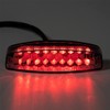 evomosa Motorcycle Rear Light Brake Stop Number Plate Light 12