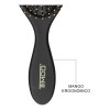 Cepillo de Cabello Desenredante Ovalado Acolchado Negro Ultra Thin Timco