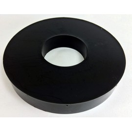 Isolate It: Sorbothane Large Vibration Isolation Washer 5" OD x 2" ID x 0.75" Thick 30 Duro - 4 Pack