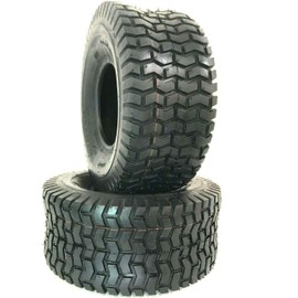 Two 13x6.50-6 Turf Lawn Mower Tires Heavy Duty 4 Ply 13 650 6 Tubeless Tractor Tires, Tubeless Tractor Tires for Durable Performance in All Conditions