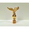 Lamp Finial-EAGLE ON ORB-Polished Brass Finish, Highly detailed metal casting