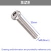 TERF® M6 X 35mm Pan Head Security Torx Machine Screws