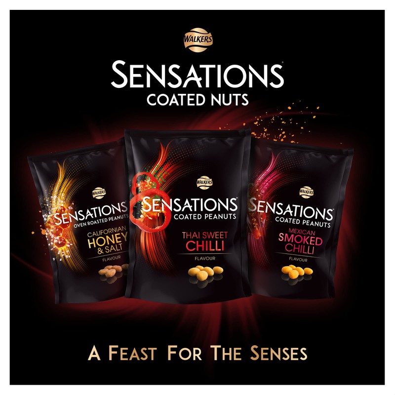 Sensations Thai Sweet Chilli Coated Sharing Peanuts 150g