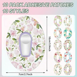 10 Stück Dex G7 Pflaster, blutzuckermessgerät zubehör, Wasserdichte Fixierpflaster,Transparentes Premium, Fixierung und Hautfreundlicher, Kontinuierlicher Glukosemonitorschutz für 10 Tage Aufkleber