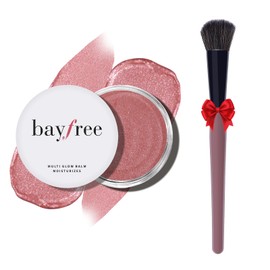 bayfree Set De Brochas Y Rubor Multicrema Rubor Coreano Para Mejillas Bálsamo Facial Multiusos Ligero E Hidratante Color Difuminable No Graso Cerdas  