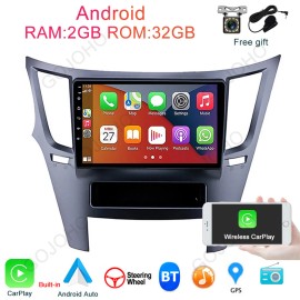 32GB For Subaru Legacy Outback 2010-2014 Car Stereo Radio Android 13 GPS Navi BT