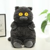 Cat Plush Toy Cute Soft Skin Friendly Fluffy Staring Short