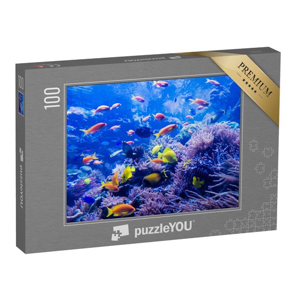 puzzleYOU: Jigsaw Puzzle 100 Piece Beautiful Underwater World - Animals