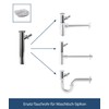 Adjustable tube, 1 1/4 x 200 mm.