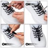 VONJUMA 3 Pairs of Elastic Shoelaces Elastic Shoelaces Without Tying
