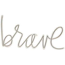 Heidi Swapp Brave Wall Word, Multi