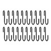 Magik 50-100 Pack Heavy Duty S Hooks Multi-Use Hanger Pan