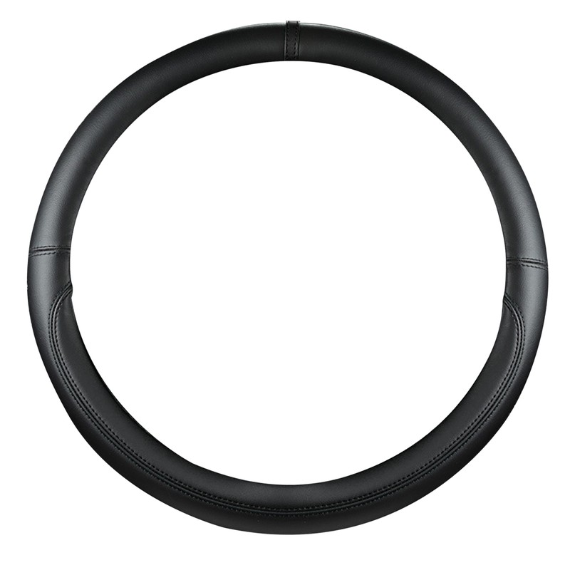 Steering Wheel Cover Nappa Leather Wrapped Wheel Protector Anti Slip