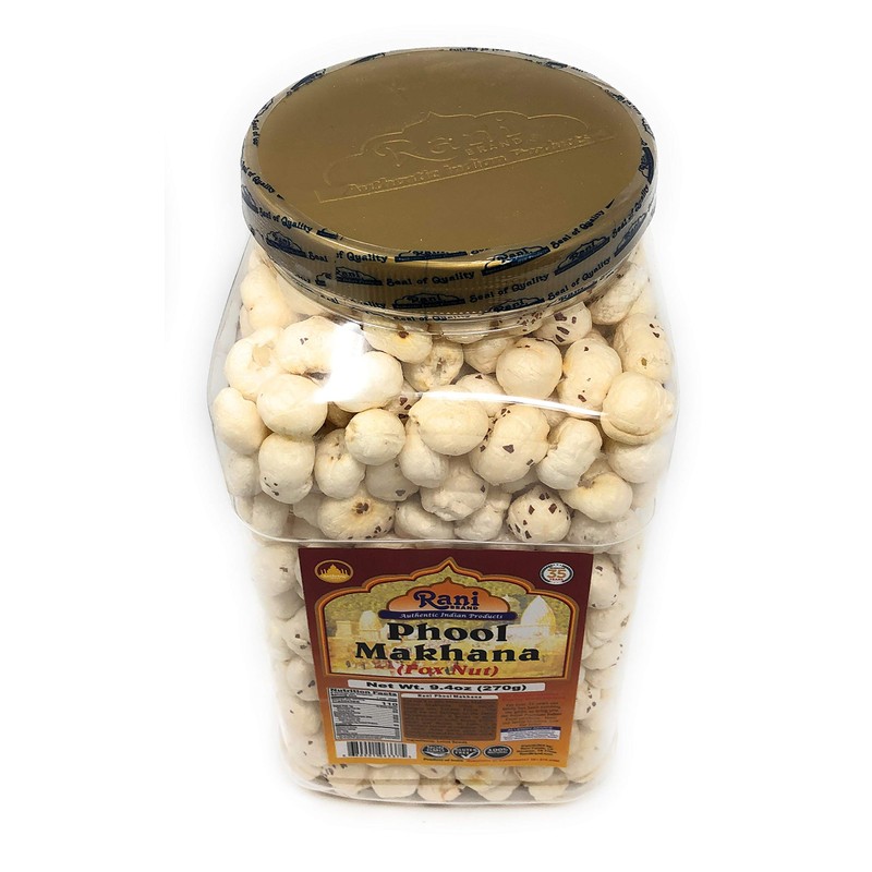 Rani Jumbo Phool Makhana (Fox Nut/Popped Lotus Seed) Plain Raw
