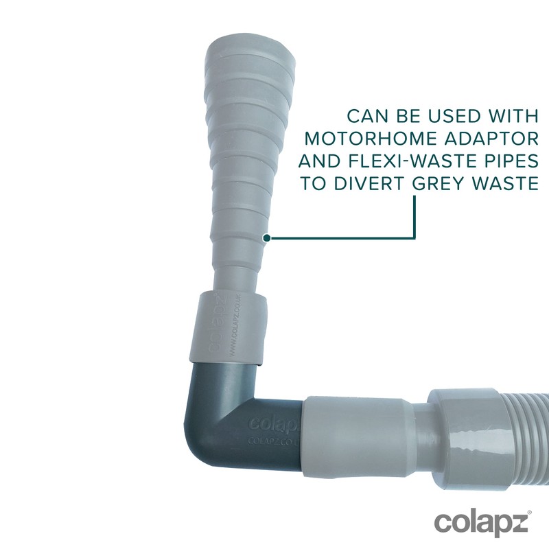 Colapz Caravan Accessories Flexible Extendable Caravan Waste Pipe System Folding,