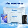 Small Cooling Shredded Memory Foam Pillow for Travel & Camping,
