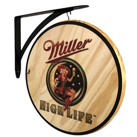 Miller High Life - 2 Sided Pub Sign