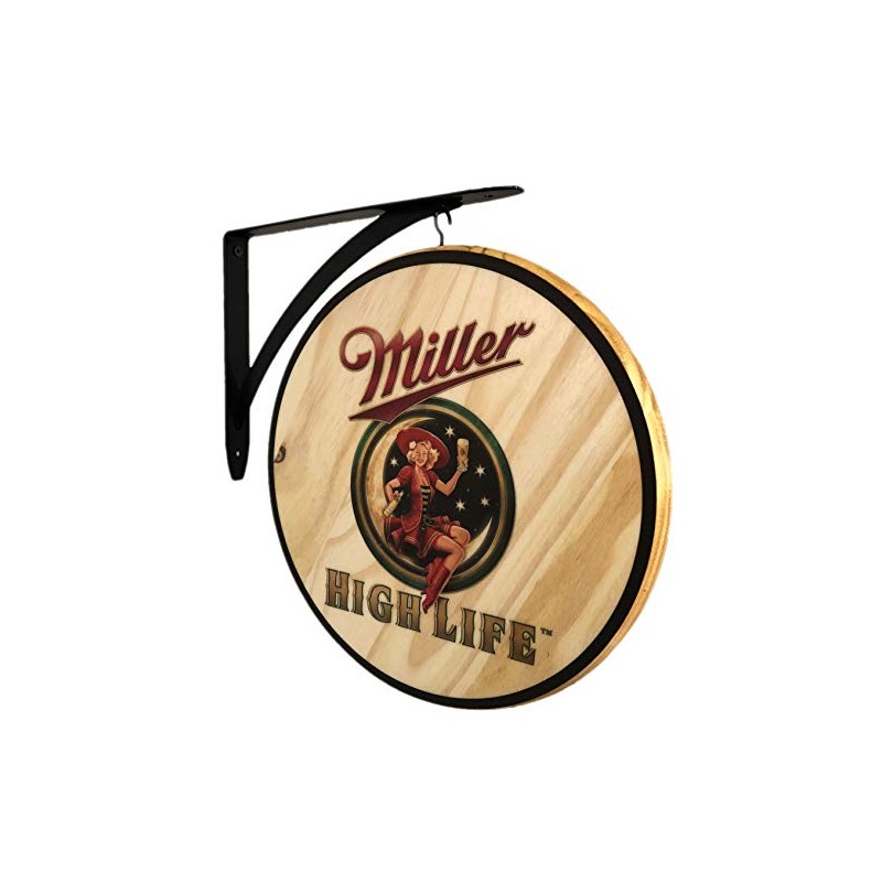 Miller High Life - 2 Sided Pub Sign