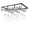 MOCOUM Under Cabinet Glass Rack, Stemware Hanger - 3 Rows