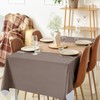 YEAHSEA Rectangle PVC Table Cloth 200x140cm,Waterproof Table Cover Protector Wipe