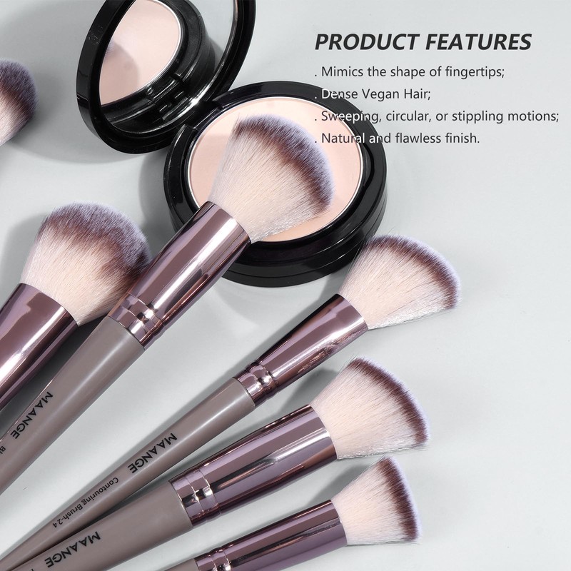 MAANGE Makeup Brush Set - 30 Pcs Make up Brushes