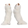 Furry Cat Figurine Realistic Simulated Adorable Lovely Decorative Plush Cat