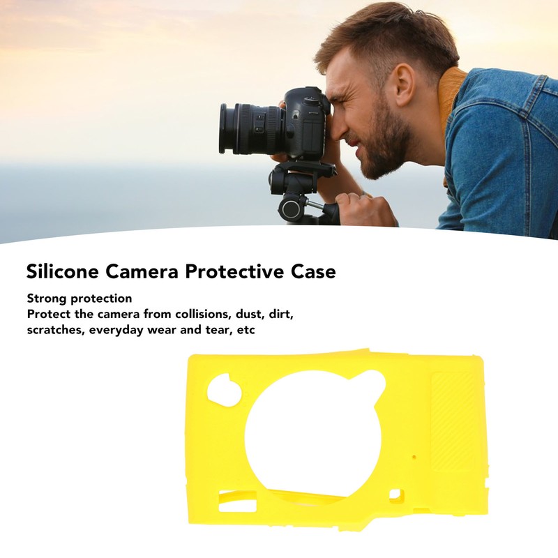 Silicone Camera Protective Case Scratch Resistant Removable Soft Silicone Camera