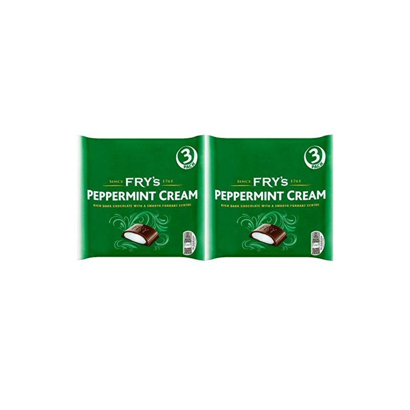 Frys Peppermint Cream Bars x 6