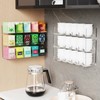 Laumffon Acrylic Tea Bag Organizer, 3 Layers Tea Bag Holder