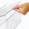 mDesign Bathroom Box with Lid - Practical Plastic Box for
