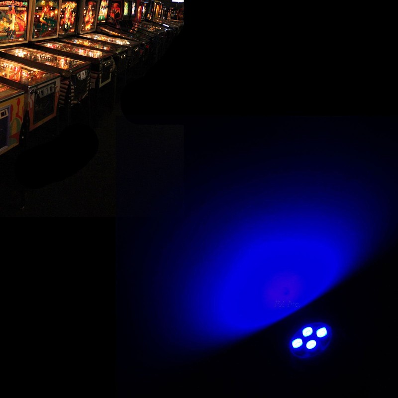 PA LED 25PCS #555 T10 4SMD LED Pinball Machine Light