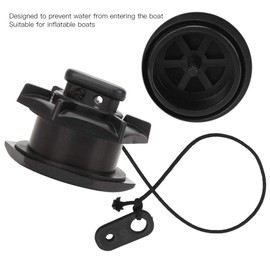Plastic Drain Valve with Hex Lock for Yacht and Inflatable Boat - Lightweight PVC Valve for Canoes, Kayaks and Fishing Boats