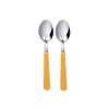 Excèlsa"Trendy" Pack Of 2 Yellow Coffee Spoons