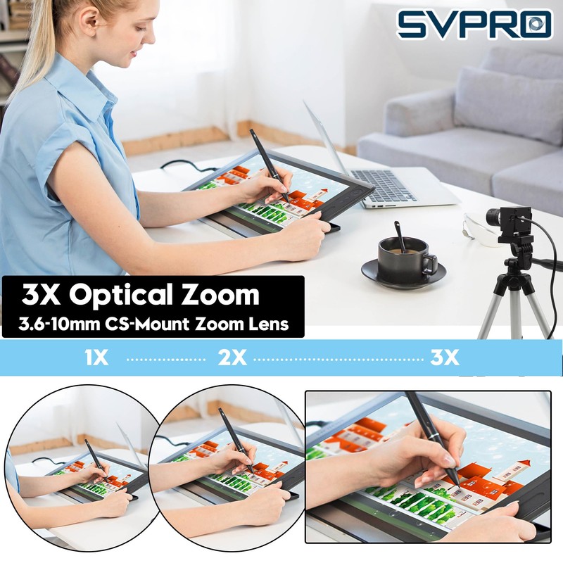 SVPRO USB Camera 1080P 120fps High Speed Camera for Golf