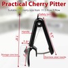 Cherry Pitter with Storage Box| Handheld Cherry Pit Olive Seed