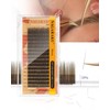 NAGARAKU Eyebrow Extension 0.07mm I-Curl Length 9mm-11mm Brown