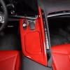 Unbranded Center Console Gear Panel Red Interior Trim Set Frame