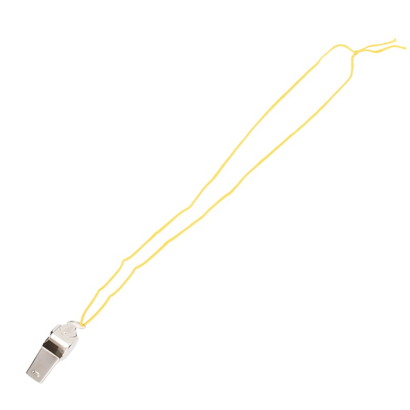 24pcs Stainless Steel Sports Whistles with Lanyard Loud Crisp Sound