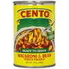 Cento Macaroni and Bean Pasta Fabioli, 15 Ounce Cans (Pack