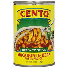 Cento Macaroni and Bean Pasta Fabioli, 15 Ounce Cans (Pack of 12)