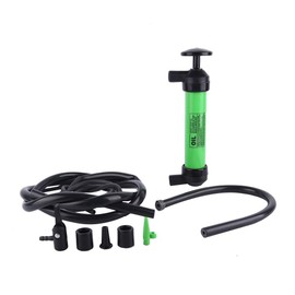 Koehler Enterprises Fuel Pump for Gas, Oil, and Liquids, Transfer Pump Kit for Automotive and Home, Safety Siphon, Green