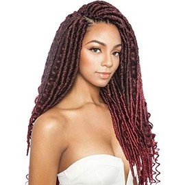 (6 PACK) Afri Naptural Caribbean Crochet Braid - LOC101 MOJO LOCS 18" (T1B/27)