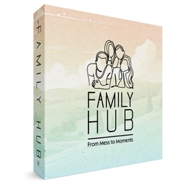 Family Organizer Binder 8.5x11, Household Planner, Organize Your Family & Home, Ideally Suited as a Life Organizer or as Mom Planner, Great Gift Idea for Families