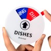 Kichwit Dishwasher Magnet Clean Dirty Sign Indicator with Running and