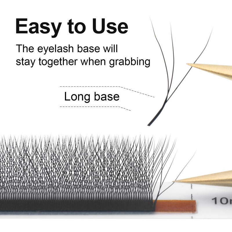 COZBIRD Eyelash Extensions, 3D W Ready Fan Volume Eyelash Extensions,