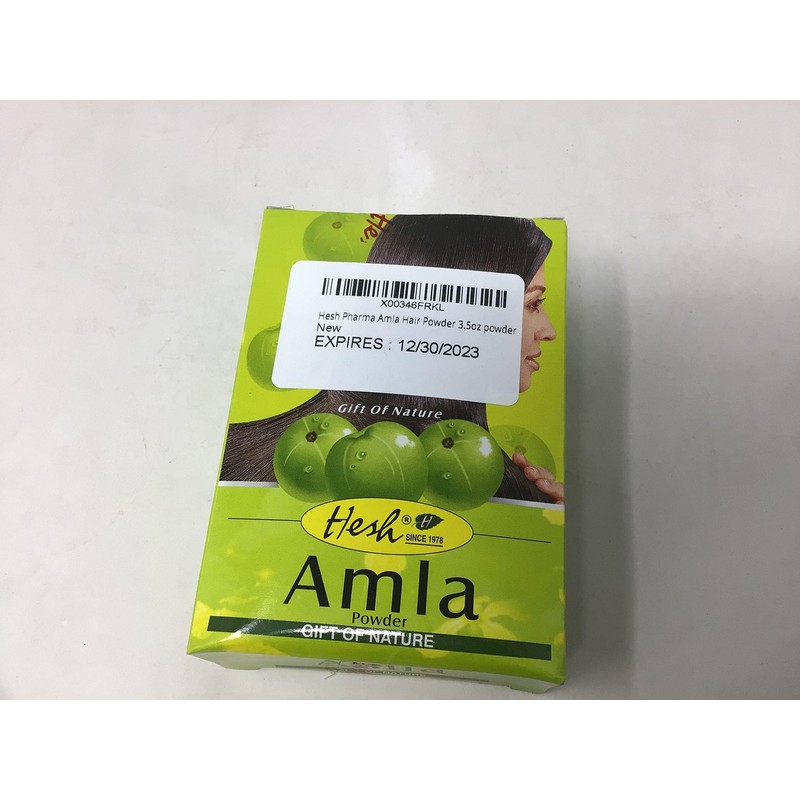 Hesh Amla Powder 3.5oz Hair Growth Treatment for Healthy Dark