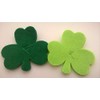 Fab Felt Crafts 6 Green Shamrock Embellishments, Ready to Use