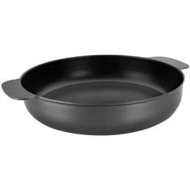 Ibili Indubasic Round Dish, Aluminium, Black, 18 x 18 x 6 cm
