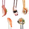 SUPJOYES 5-Pairs Reusable Chopsticks, Multicolor Fiberglass Chopsticks, Dishwasher Safe Chop