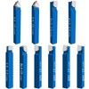 10PCS 1/4" Metal Lathe Tooling Carbide Tip Tipped Cutter Tool,C6